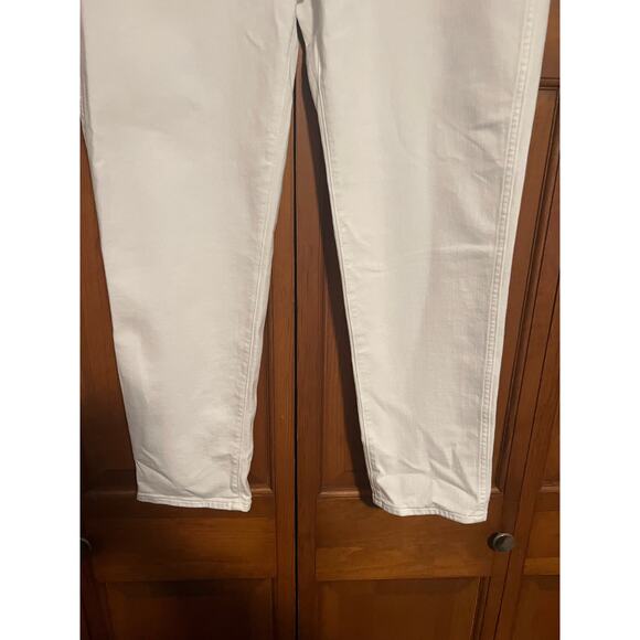 NWT Madewell Women's Straight Leg Stovepipe Denim Jeans Pure White Size 32 - Picture 5 of 12